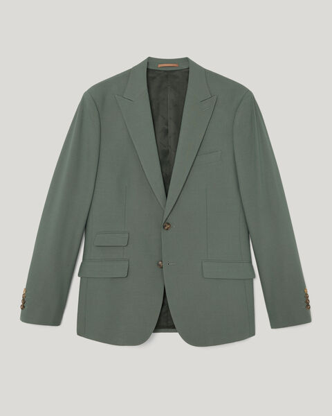 Single Breasted Tailored Jacket, Sage, hi-res